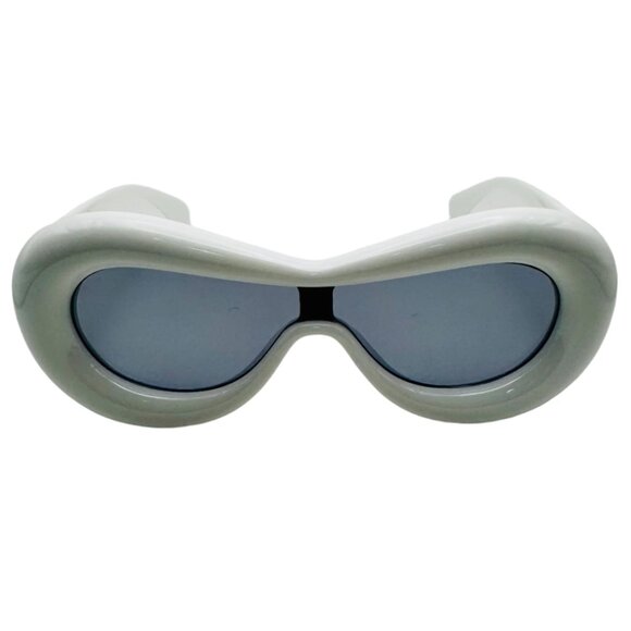 6186 | White Futuristic Sunglasses - Picture 1 of 5